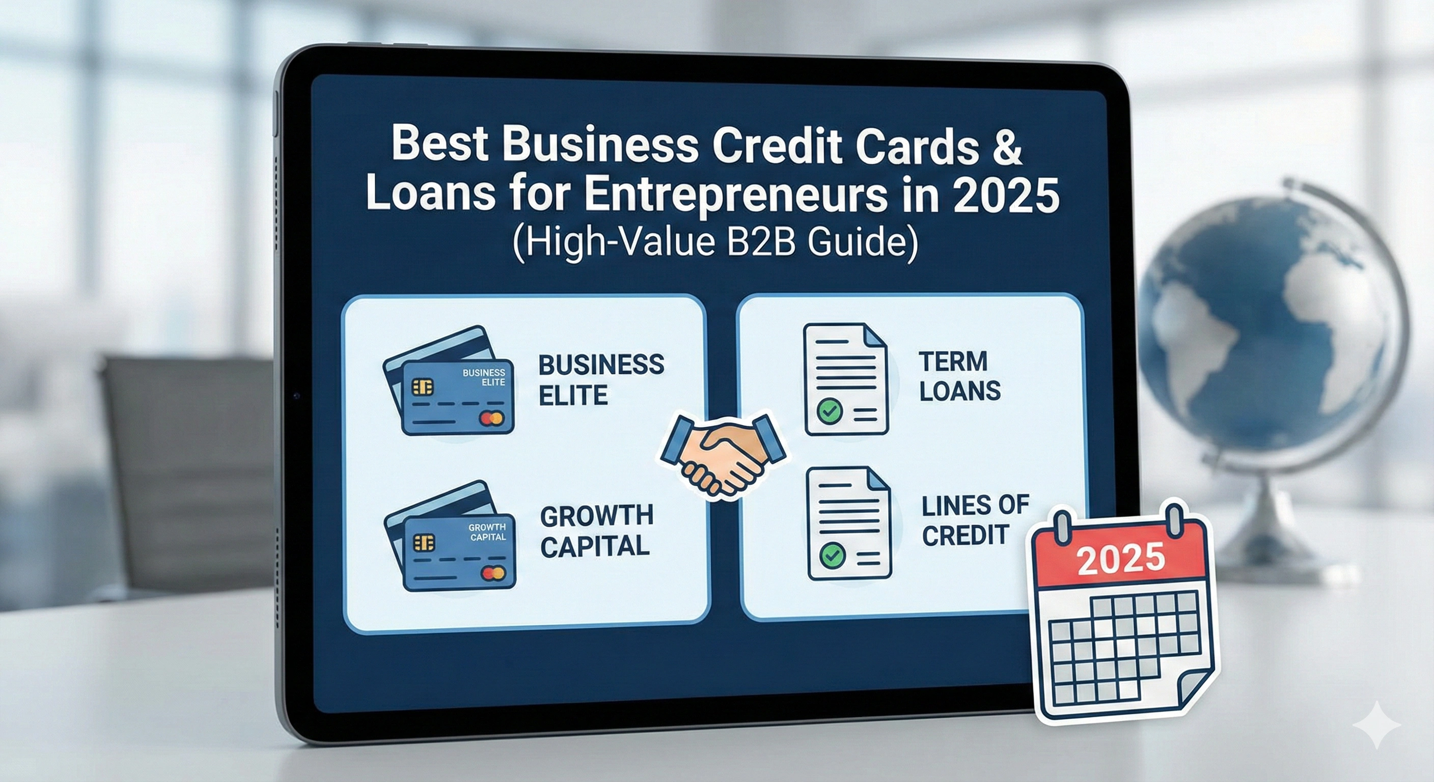 Best Business Credit Cards & Loans for Entrepreneurs in 2025 (High-Value B2B Guide) Thumbnail
