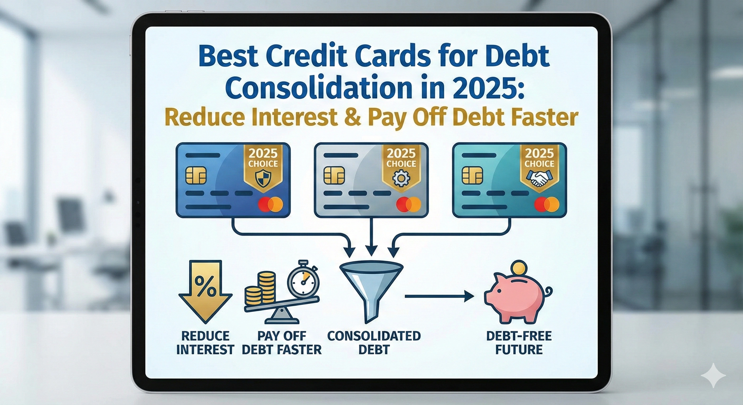 Best Credit Cards for Debt Consolidation in 2025: Reduce Interest & Pay Off Debt Faster Thumbnail
