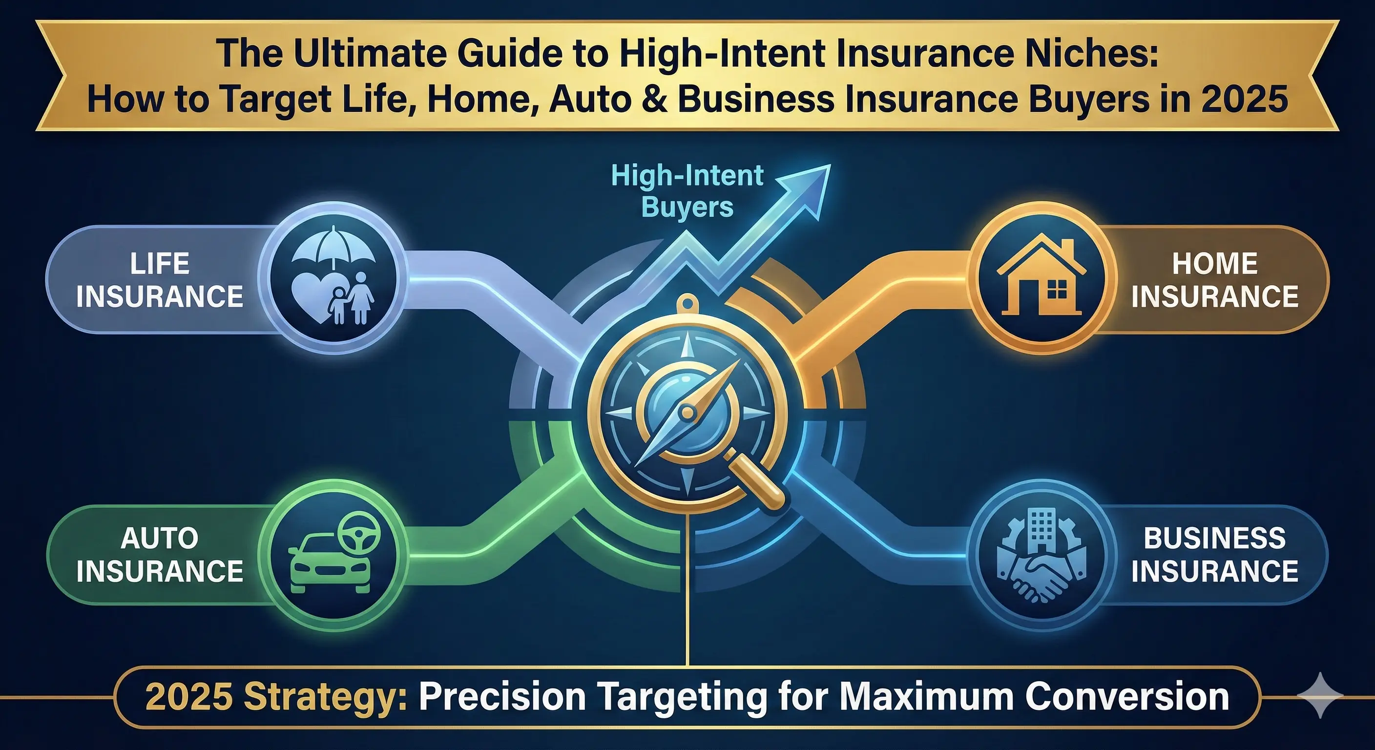 The Ultimate Guide to High-Intent Insurance Niches: How to Target Life, Home, Auto & Business Insurance Buyers in 2025 Thumbnail